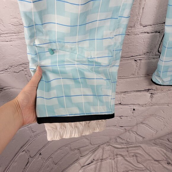 Morrow Women’s Small Blue Plaid Ski Snowboard Snow Pants‎ Outdoor - Picture 7 of 12